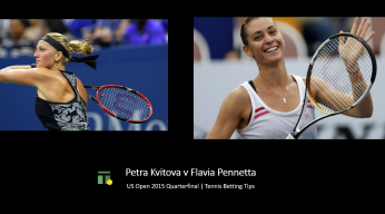 Petra Kvitova v Flavia Pennetta Tips for the US Open Quarterfinal 2015