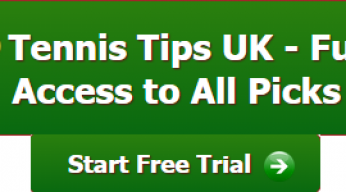 Tennis Tips UK Start Free Trial Button
