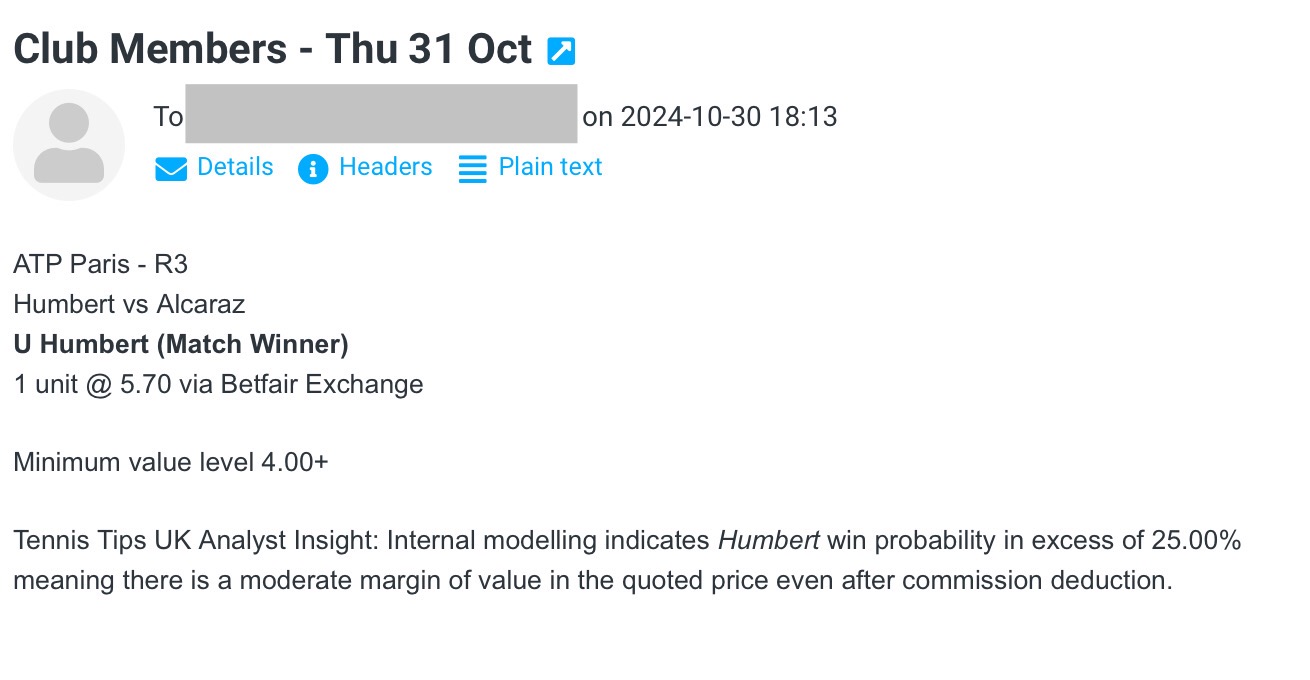 +$5465 for Thu 31 Oct | Club P/L Report