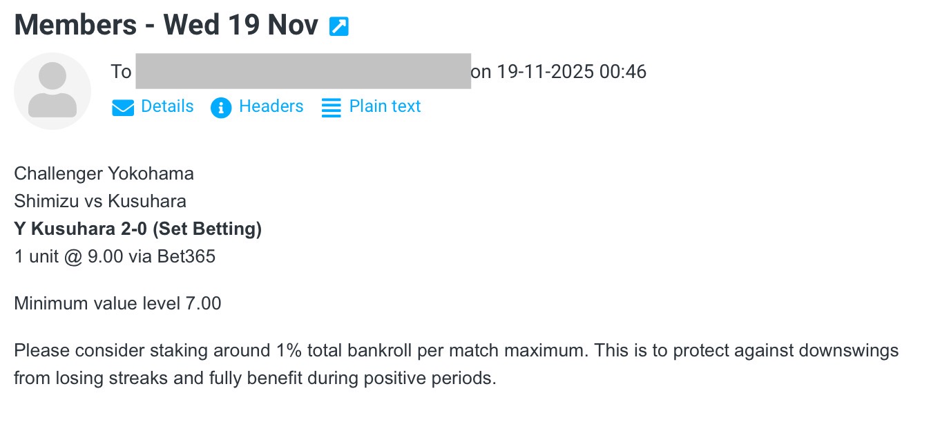 ✅ WON @ 9.00 | Y Kusuhara 2-0 (Set Betting) | Challenger Yokohama betting tips