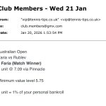 ❌ LOST @ 7.09 | Faria to beat Rublev | Australian Open betting tips