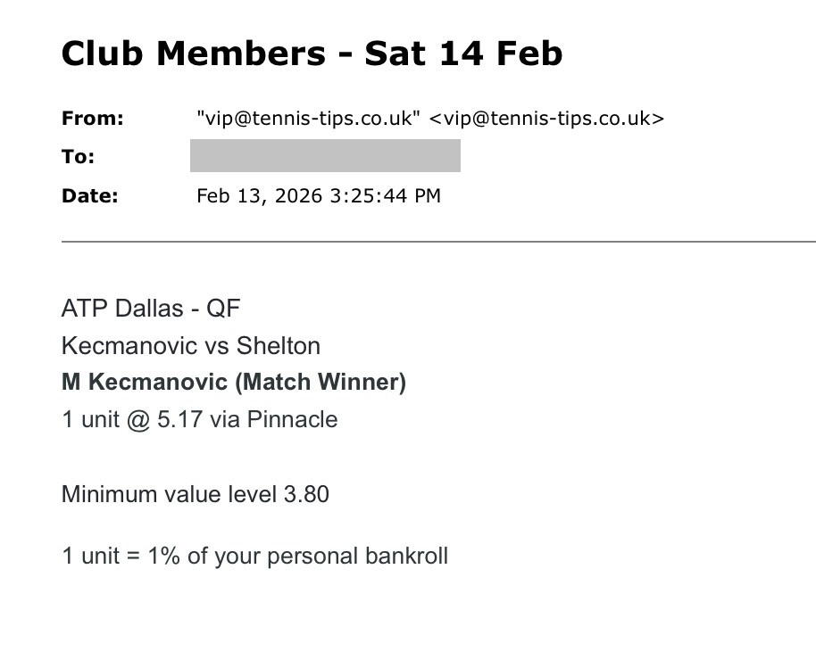  ❌ LOST @ 5.17 | Kecmanovic to beat Shelton | ATP Dallas