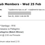  ❌ LOST @ 2.93 | Pellegrino to beat Comesana | ATP Santiago