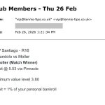 ❌ LOST @ 5.53 | Moller to beat Cerundolo | ATP Santiago email