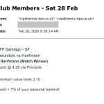 ✅ WON @ 4.23 | Hanfmann to beat Cerundolo | ATP Santiago