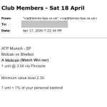 ❌ LOST @ 3.04 | Molcan to beat Shelton | ATP Munich