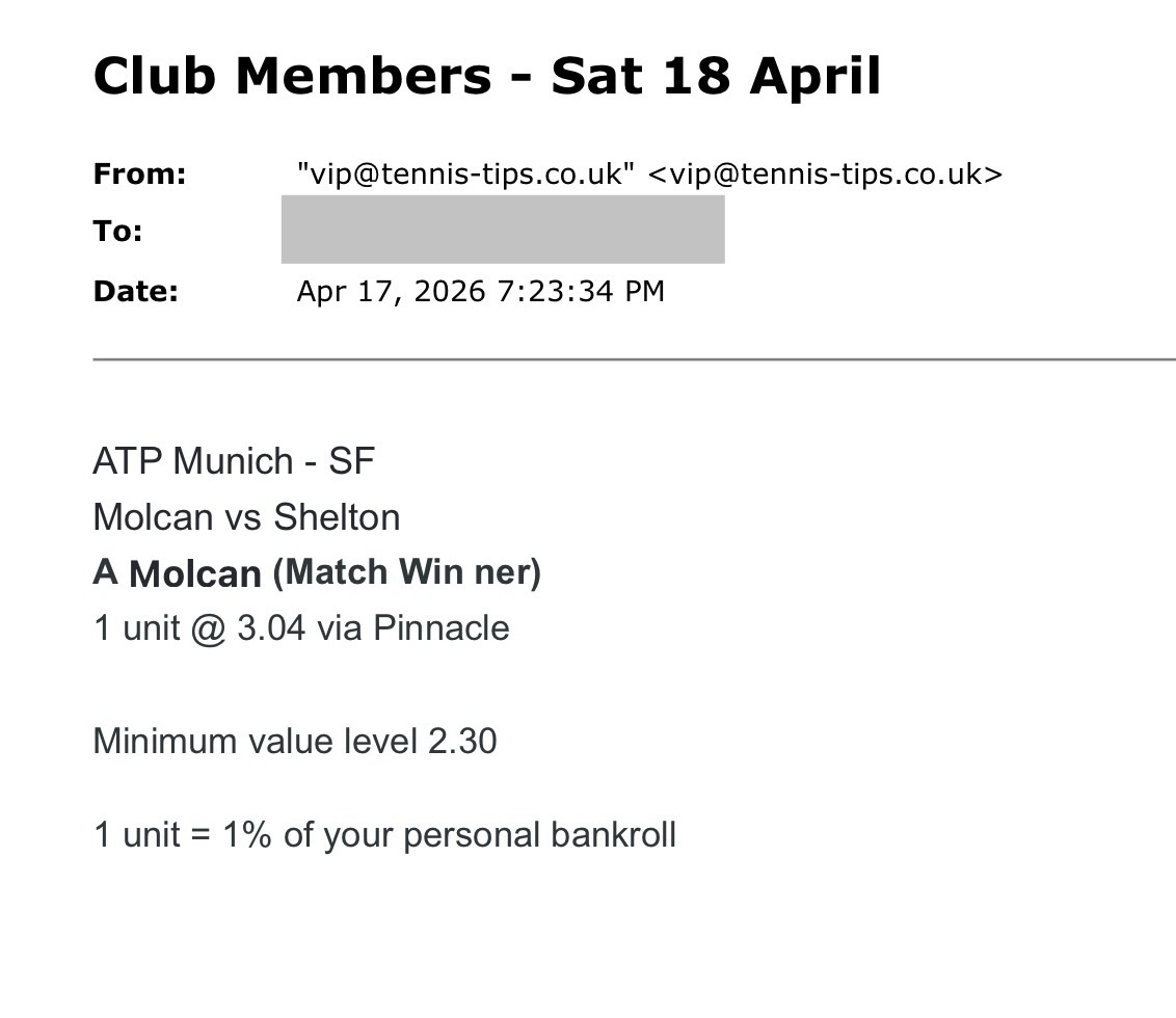 ❌ LOST @ 3.04 | Molcan to beat Shelton | ATP Munich