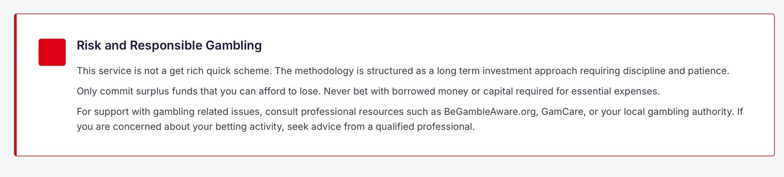 Responsible gambling tennis betting