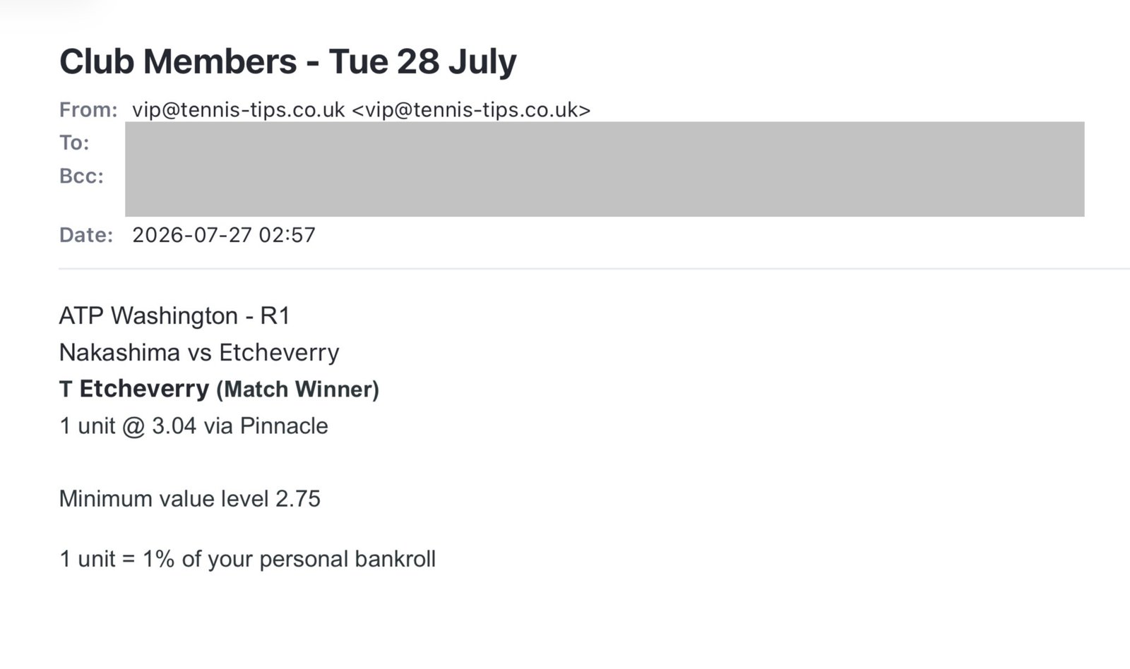 ❌ LOST @ 3.04 – Etcheverry to beat Nakashima | ATP Washington Betting tips